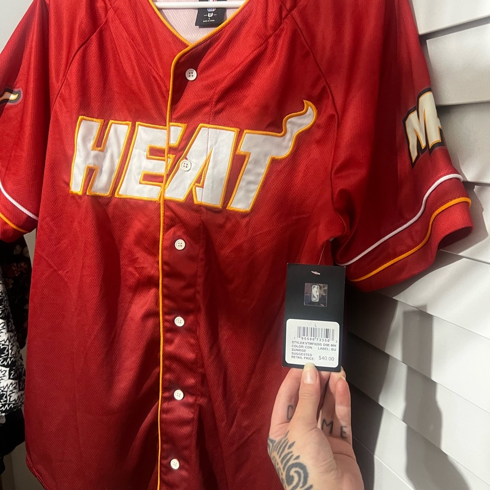 Miami Heat L Basketball Jersey